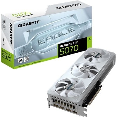 Gigabyte GeForce RTX 5070 EAGLE OC ICE SFF 12G 12GB GDRR7 192 Bit DLSS 4 Ekran Kartı