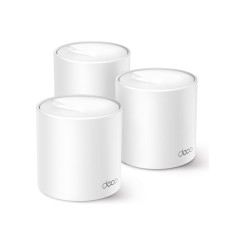 TP-Link Deco X10 (3-Pack) | Wi-Fi 6 Mesh Sistemi | AX1500 Mbps Hız | Fiber Uyumlu | Çift Bant | Gigabit Port | 120 Cihaz | 520 m² Kapsama Alanı | WPA3 | Mobil Uygulama ile Kolay Kurulum
