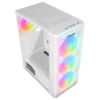 Rampage Helios Mesh 550W 80+ Bronze Beyaz Temperli Cam 4x12cm Rainbow ATX Mid-Tower Gaming Kasa