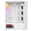 Rampage Helios Mesh 550W 80+ Bronze Beyaz Temperli Cam 4x12cm Rainbow ATX Mid-Tower Gaming Kasa