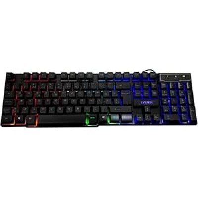 Everest KB-188 Borealis Siyah USB Gökkuşağı Aydınlatmalı Q Gaming Oyuncu Klavyesi