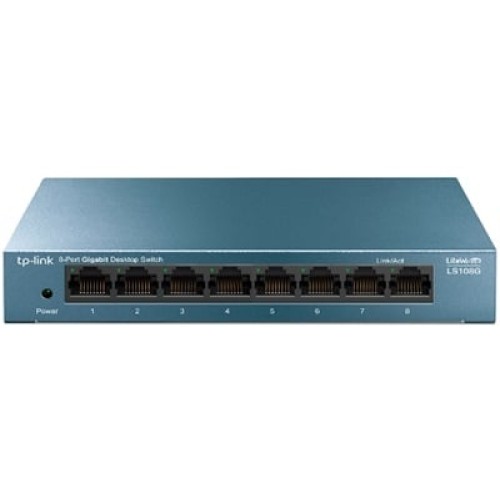 Tp-Link LS108G 8 Port 10/100/1000Mbps Gigabit Switch Tp-Link LS108G 8 Port 10/100/1000Mbps Gigabit Switch