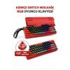 MAMBASNAKE 68 Tuş Red Switch RGB Mekanik Oyuncu Klavyesi MAMBASNAKE 68 Tuş Red Switch RGB Mekanik Oyuncu Klavyesi