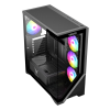 Vento VG4202FL RGB Tempered Glass USB 3.0 E-ATX Mid Tower Kasa