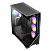 Vento VG4202FL RGB Tempered Glass USB 3.0 E-ATX Mid Tower Kasa