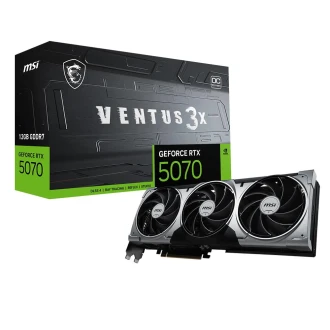 MSI GeForce RTX 5070 VENTUS 3X OC 12G GDDR7 192Bit DLSS 4 Ekran Kartı