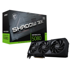 MSI GeForce RTX 5080 16G Shadow 3X OC 16G GDDR7 256Bit DLSS 4 Ekran Kartı MSI GeForce RTX 5080 16G Shadow 3X OC 16G GDDR7 256Bit DLSS 4 Ekran Kartı