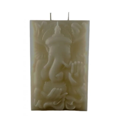 FİL BUDDHA FİGÜRLÜ  MUM   8 cm x 14 cm x 22 cm