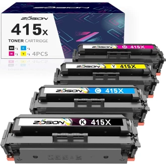 Printpen Box Hp W2031X (415X) & Canon Crg-055Hc Mavi Chipsiz (6K) M455 Mfp M454 Toner