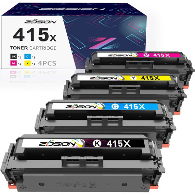 Printpen Box HP W2032X (415X) & CANON CRG-055HY Yellow Chipsiz (6K) M455 MFP M454 Toner