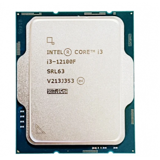 İntel i3 12100F Lga 1700 12Mb 3.3Ghz 12.Nesil  Kutusuz Fansız