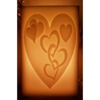 Kalp İçi̇ Boş Mum 17.5 Cm X 19 Cm X 30 Cm