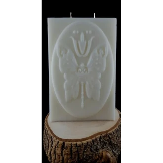 Kelebek Desenli̇ Mum 8 Cm X 14 Cm X 22 Cm