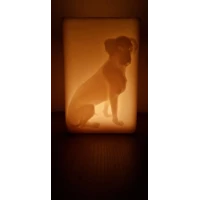 Köpek Fi̇gürlü İçi̇ Boş Mum 13 Cm X 14 Cm X 22 Cm