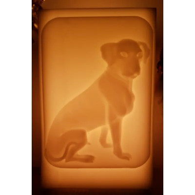KÖPEK FİGÜRLÜ İÇİ BOŞ MUM 17.5 cm x 19 cm x 30 cm