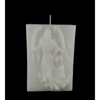 Melek Desenli̇ Mum  8 Cm  X 9.5 Cm X 14 Cm