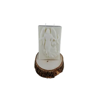 Melek Fi̇gürlü Mum 8 Cm X 14 Cm X 22 Cm