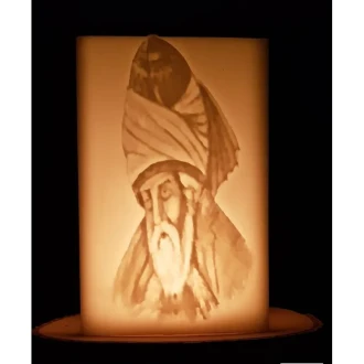 Mevlana Fi̇gürlü İçi̇ Boş Mum 17.5 Cm X 19 Cm X 30 Cm