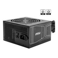 MSI MAG A750GN 750W 80 Gold Gen 5 ATX 3.1 120mm Fanlı PSU