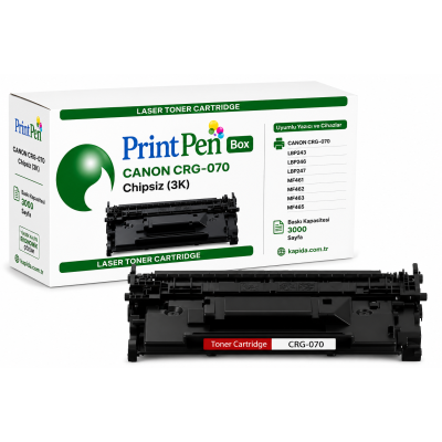 Printpen Box CANON CRG-070 Chipsiz (3K) LBP243 LBP246 Toner