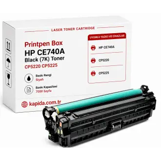 Printpen Box Hp Ce740A Black (7K) Cp5220 Cp5225 Toner