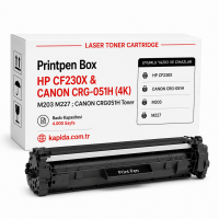 Printpen Box Hp Cf230X & Canon Crg-051H (4K) M203 M227 ; Canon Crg051H Toner