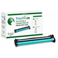 Printpen Box Hp Cf232A & Canon Crg-051 Drum Unit (23K) M203 M206