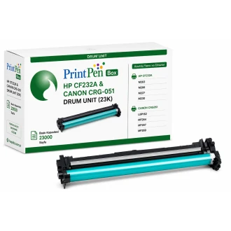 Printpen Box Hp Cf232A & Canon Crg-051 Drum Unit (23K) M203 M206