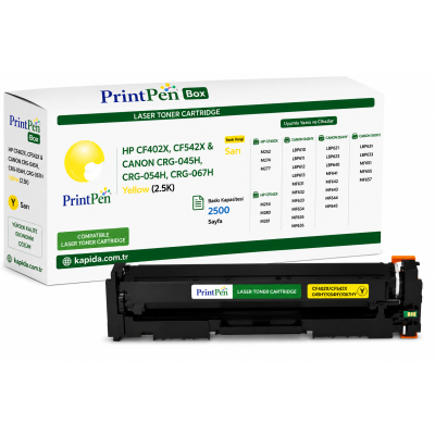 HP CF402X Sarı Muadil Toner - M252, M274, M277 uyumlu