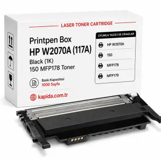 Printpen Box Hp W2070A (117A) Black (1K) 150 Mfp178 Toner