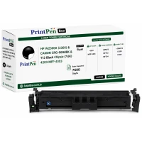 Printpen Box Hp W2300X (230X) & Canon Crg-069Hbk & T12 Black Chipsiz (7.6K) 4203 Mfp 4303 ; Canon Crg069Hbk Toner