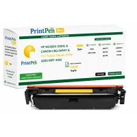 Printpen Box Hp W2302X (230X) & Canon Crg-069Hy & T12 Sarı Chipsiz (5.5K) 4203 Mfp 4303 ; Canon Crg069Hy Toner