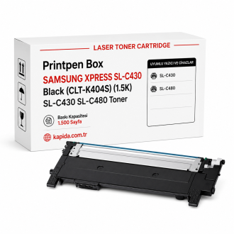 Printpen Box Samsung Xpress SL-C430 Black (CLT-K404S) (1.5K) SL-C430 SL-C480 Toner