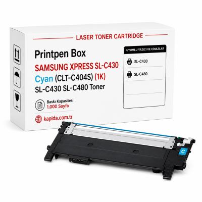 Samsung SL-C430 Mavi Muadil Toner - SL-C430, SL-C480 uyumlu