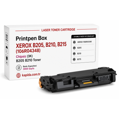 Printpen Box XEROX B205, B210, B215 (106R04348) Chipsiz (3K) B205 B210 Toner