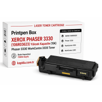 Printpen Box Xerox Phaser 3330 (106R03623) Yüksek Kapasite (15K) Phaser 3330 Workcentre 3335 Toner