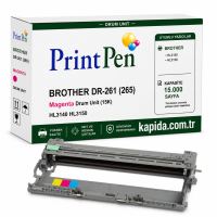 Printpen Brother Dr-261 (265) Kırmızı Drum Unit (15K) Hl3140 Hl3150