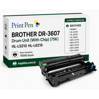 Printpen BROTHER DR-3607 Drum Unit (With Chip) (75K) HL-L5210 HL-L6210 Printpen BROTHER DR-3607 Drum Unit (With Chip) (75K) HL-L5210 HL-L6210