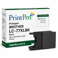 Printpen Brother Lc-77Xlbk  Black Yüksek Kapasite Mfc-J5910 Mfc-J6510 Kartuş
