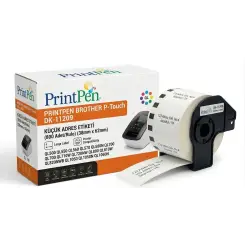 Printpen Brother P-Touch Dk-11209 Küçük Adres Etiketi (800 Adet/Rulo) (29Mm X 62Mm) Ql500 Ql550