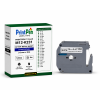 Printpen Brother P-Touch M12-K231 M-Tape Beyaz Kagit Etikete Siyah (12Mm X 8M) Pt-100 Pt-110