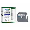 Printpen Brother P-Touch M12-K231 M-Tape Beyaz Kagit Etikete Siyah (12Mm X 8M) Pt-100 Pt-110