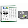 Printpen Brother P-Touch Tze-141 Şeffaf Etikete Siyah (18Mm X 8M) Pt-1300 Pt-1400