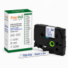 Printpen Brother P-Touch Tze-Fa3 Kumas Etiketi Beyaz Üzerine Mavi (12Mm X 3M) (Ütü Ile Yapisan Kumas) Gl-100 Pt-1000