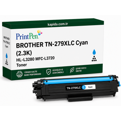 Printpen BROTHER TN-279XLC Cyan (2.3K) HL-L3280 MFC-L3720 Toner