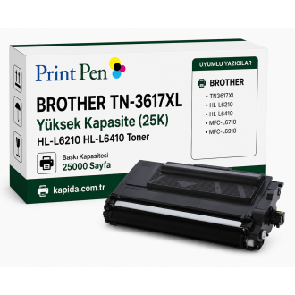 Printpen BROTHER TN-3617XL Yüksek Kapasite (25K) HL-L6210 HL-L6410 Toner