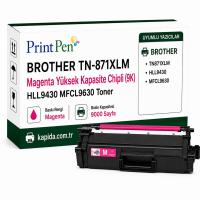 Printpen Brother Tn-871Xlm Kırmızı Yüksek Kapasite Chipli (9K) Hll9430 Mfcl9630 Toner