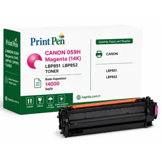 Printpen Canon 059H Kırmızı (14K) Lbp851 Lbp852 Toner