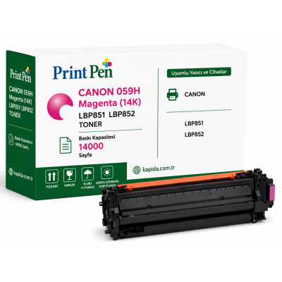 Canon 059H Kırmızı Muadil Toner - LBP851, LBP852 uyumlu