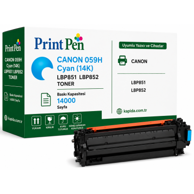 Canon 059H Mavi Muadil Toner - LBP851, LBP852 uyumlu